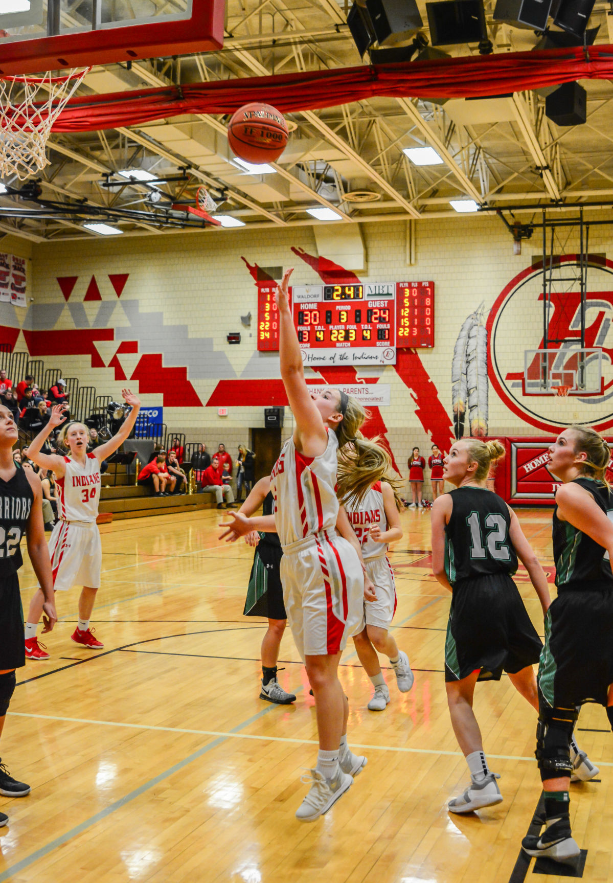 FC girls basketball vs. North Union 1